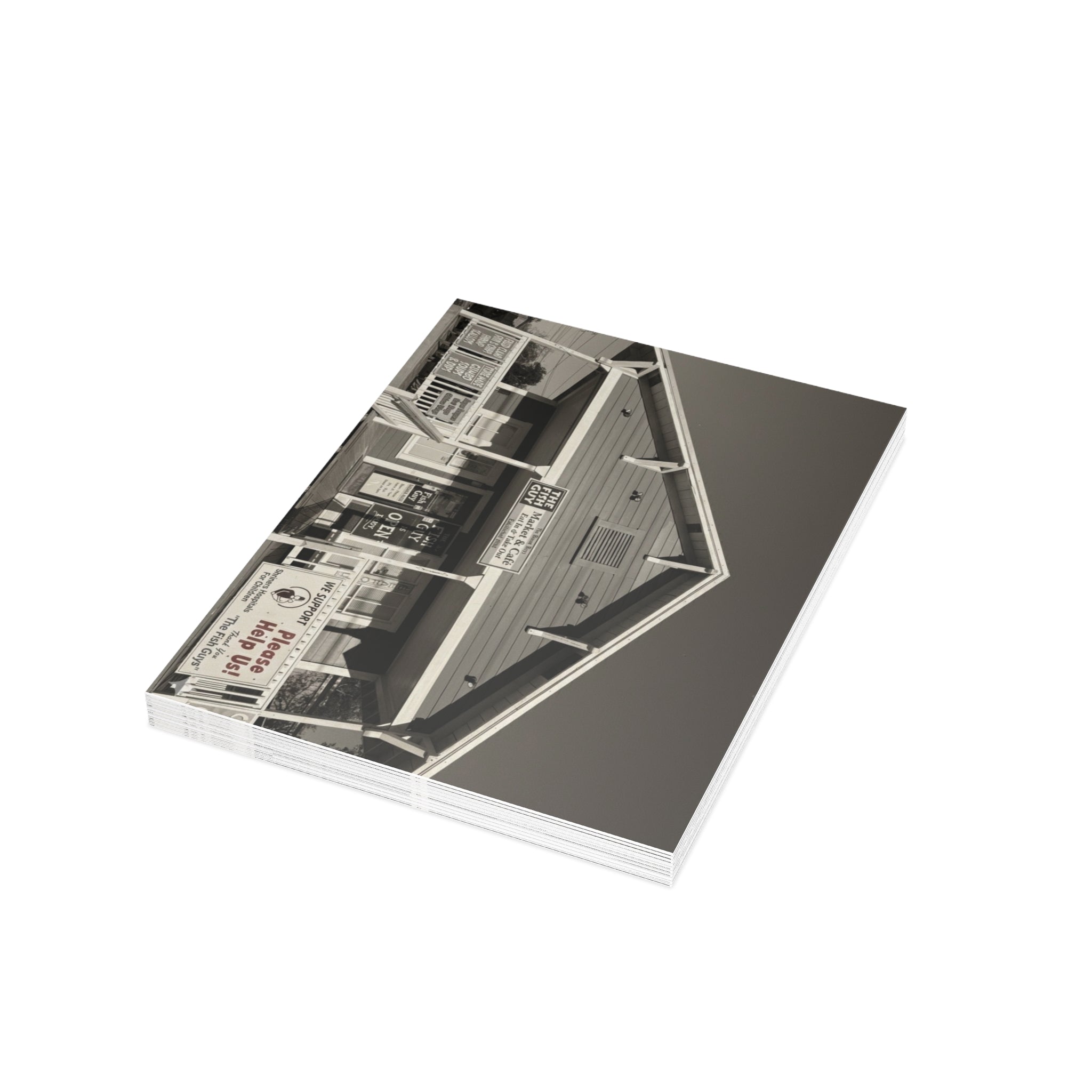 FISH GUY B&W POSTCARDS (10 PCS)