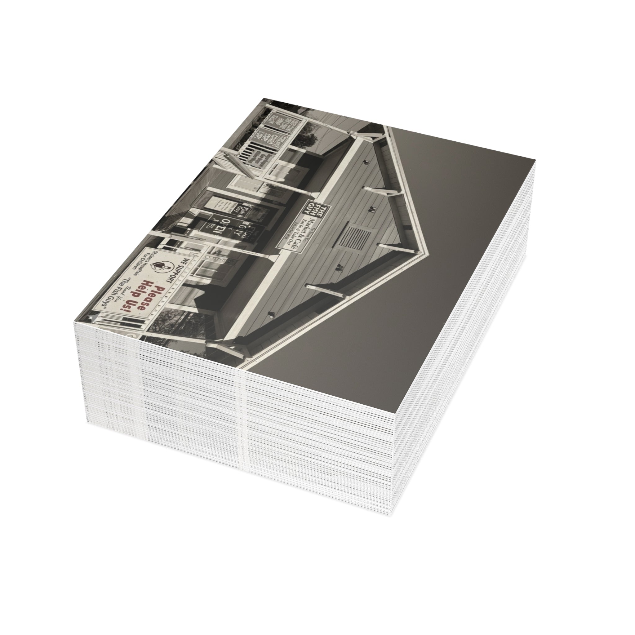 FISH GUY B&W POSTCARDS (10 PCS)